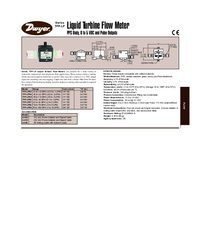 Thumbnail of document Data Sheet - TFP-LP Liquid Turbine Flow Meter